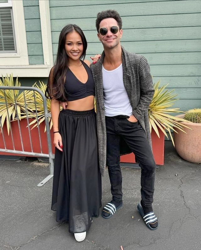 Jenn Tran and Sasha Farber on Instagram