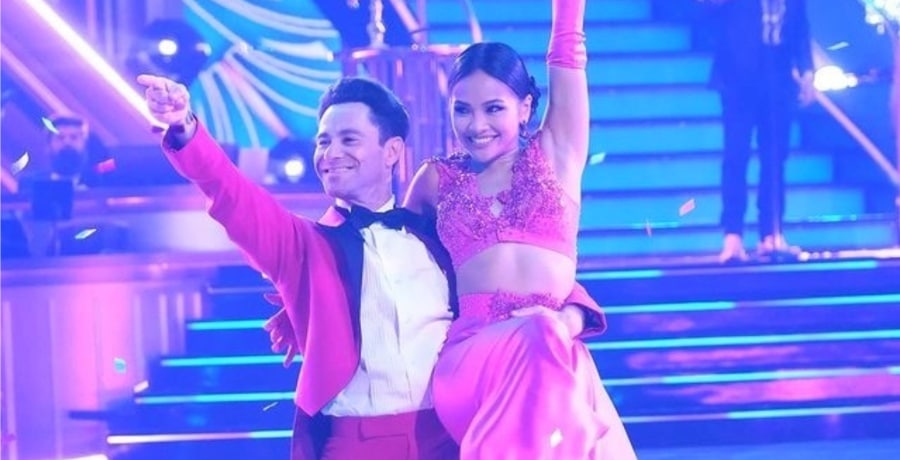 Jenn Tran and Sasha Farber on Instagram