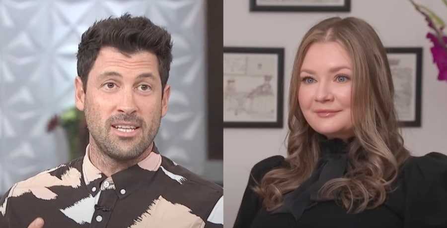 Maks Chmerkovskiy and Anna Delvey from interviews on YouTube