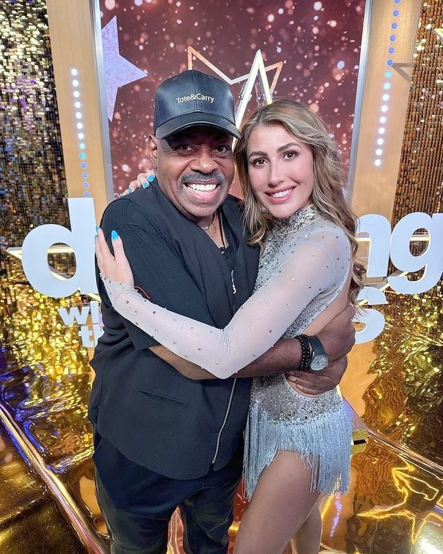 Emma Slater and Reginald VelJohnson from Instagram