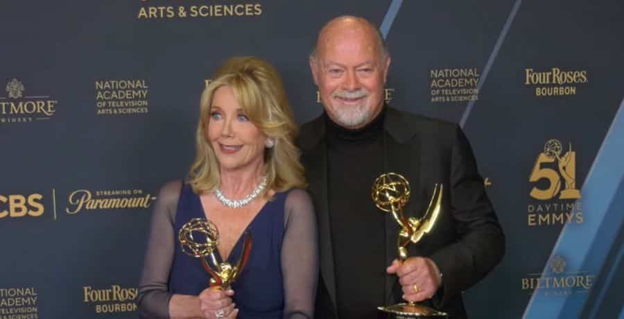 Edward J. Scott and Melody Thomas Scott at Daytime Emmys