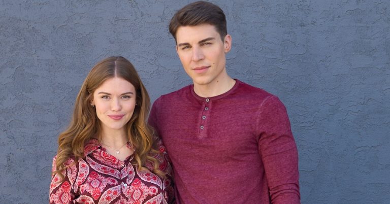 Photo: Holland Roden, Nolan Gerard Funk Credit: ©2024 Hallmark Media/Photographer: Heather Beckstead