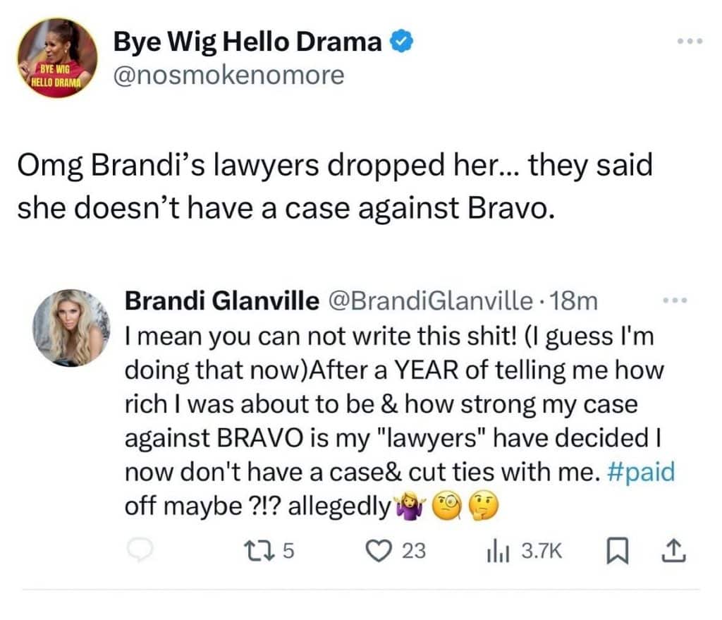 Brandi Glanville-Twitter/Instagram