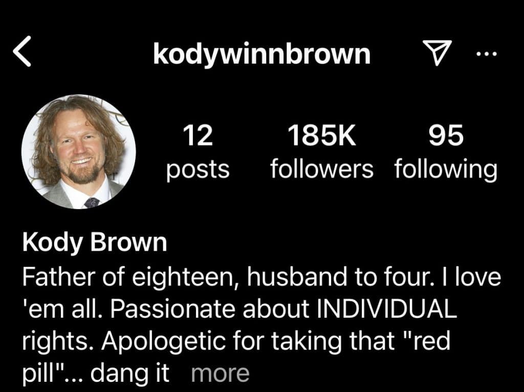 Kody Brown-Instagram