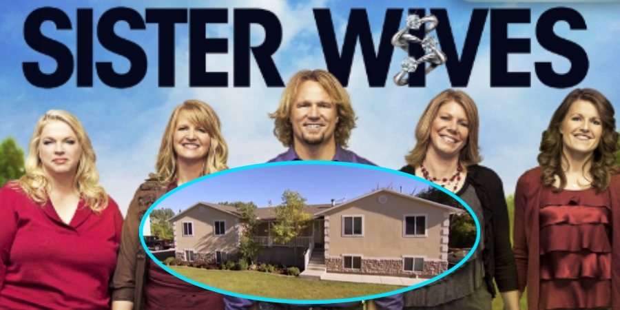 Janelle, Christine, Kody, Meri, Robyn Brown and Lehi House - Sister Wives