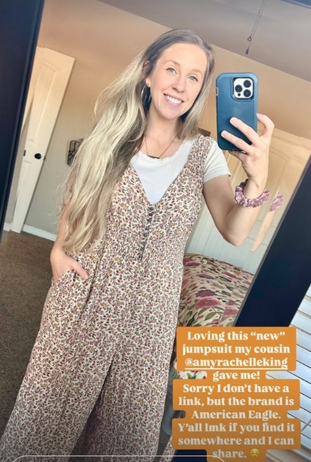 Jill Duggar From Counting On, TLC, Sourced From @jillmdillard Instagram