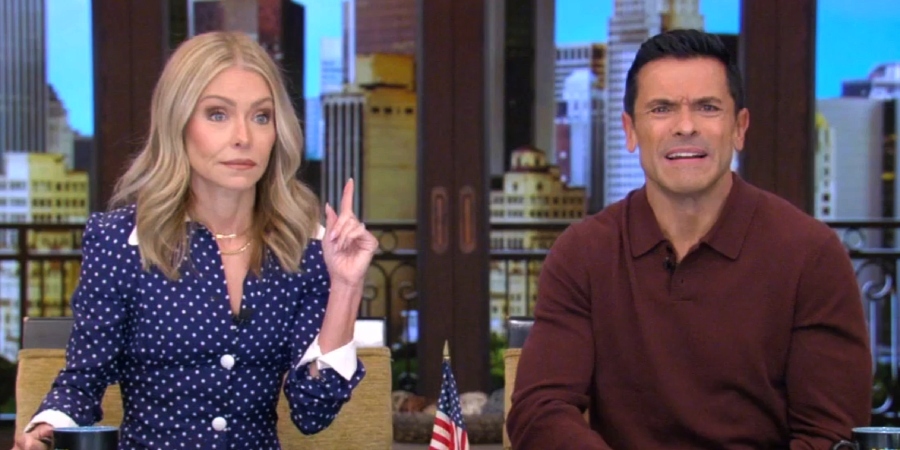 Kelly Ripa and Mark Consuelos - Live With Kelly And Mark