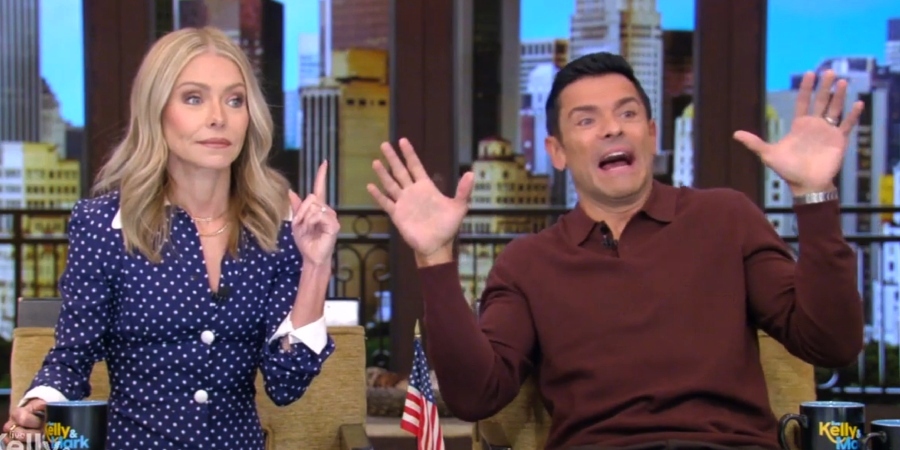 Kelly Ripa and Mark Consuelos - Live With Kelly And Mark