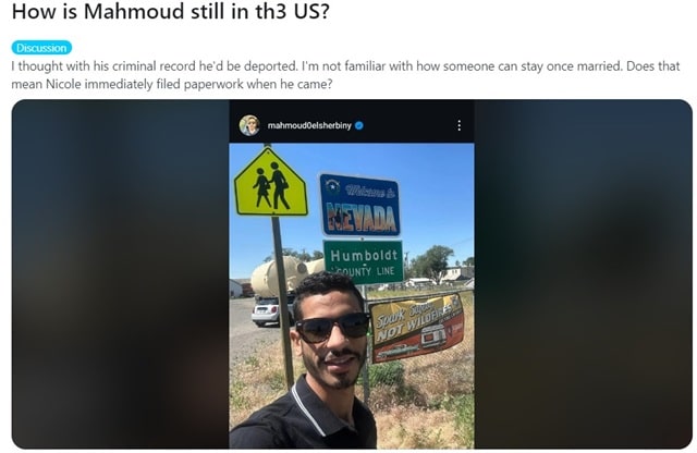 Mahmoud Sherbiny From 90 Day Fiance, TLC, Sourced From @mahmoud0elsherbiny Instagram / Reddit