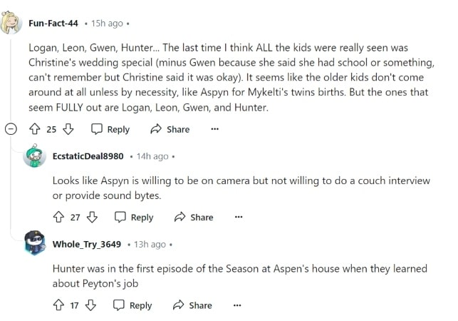 Many other ideas are floating around about who will and won't continue filming Sister Wives.- Reddit