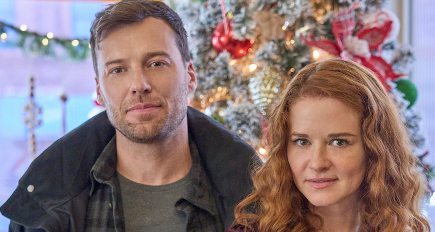 Photo: Peter Mooney, Sarah Drew Credit: ©2024 Hallmark Media/Photographer: Peter Stranks