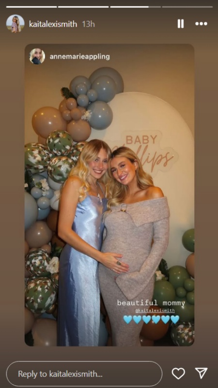 Kait Smith is looking happy and healthy with baby Phillips. - Instagram