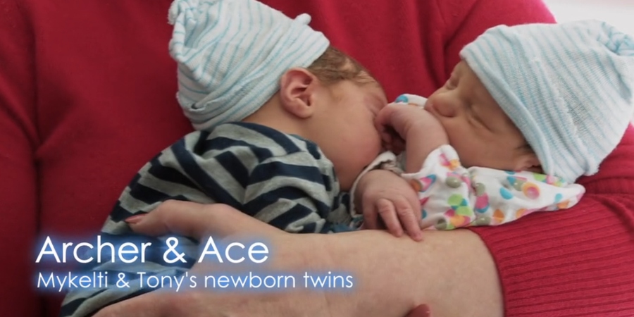 Mykelti Brown's twins, Archer and Ace Padron. - Sister Wives