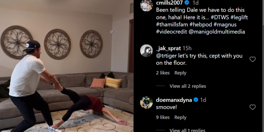 OutDaughtered stars, Uncle Dale and Aunt Kiki Mills recreate a viral DWTS moment. - Instagram