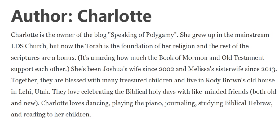 Speaking of Polygamy author Charlotte talks about owning the Browns' home