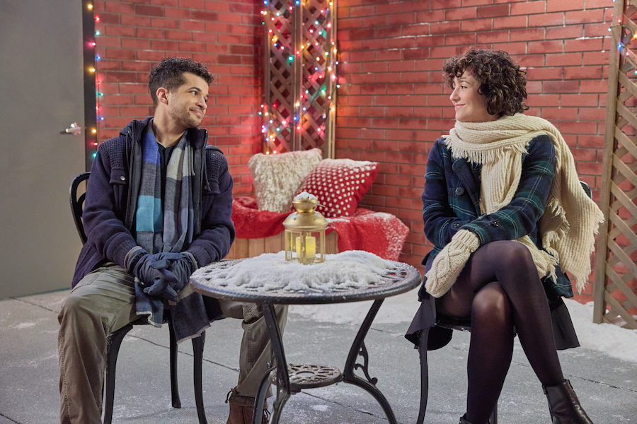 Photo: Jordan Fisher, Katie Findlay Credit: ©2024 Hallmark Media/Photographer: Allister Foster