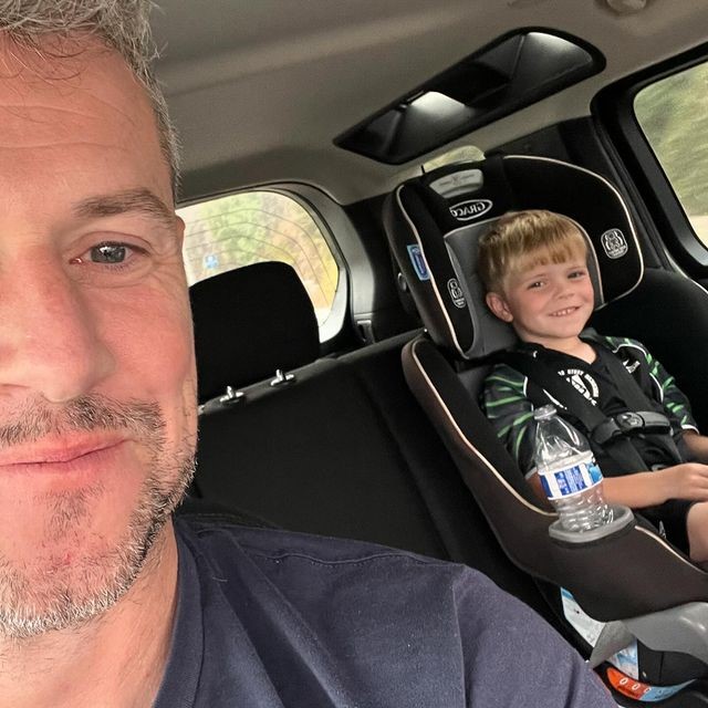 Ant Anstead and his son Hudson on Instagram