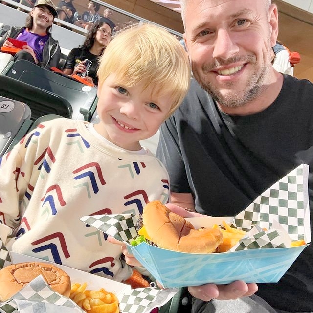 Ant Anstead and his son Hudson from Instagram