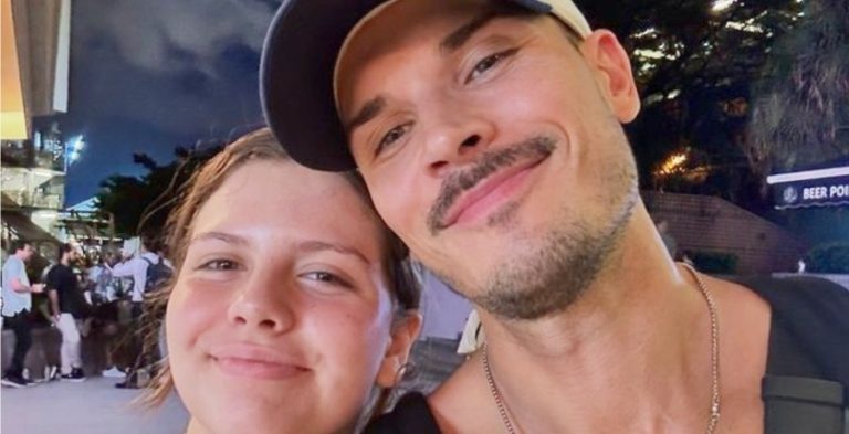 Gleb Savchenko and his daughter Olivia from Instagram