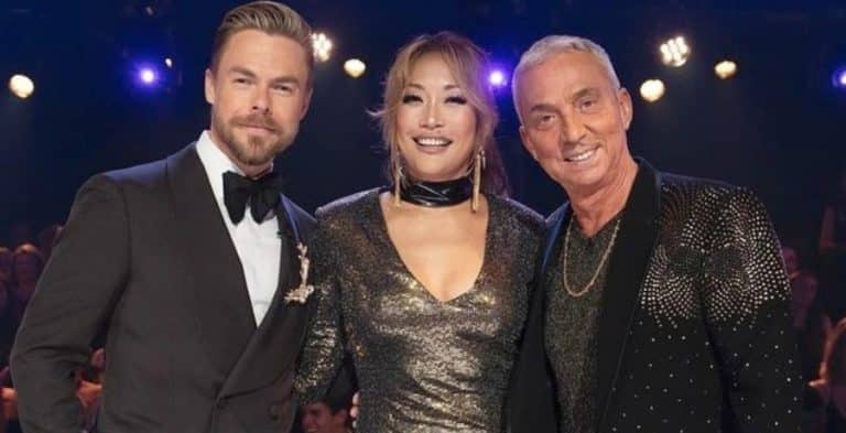 Derek Hough, Carrie Ann Inaba, and Bruno Tonioli from DWTS on Instagram