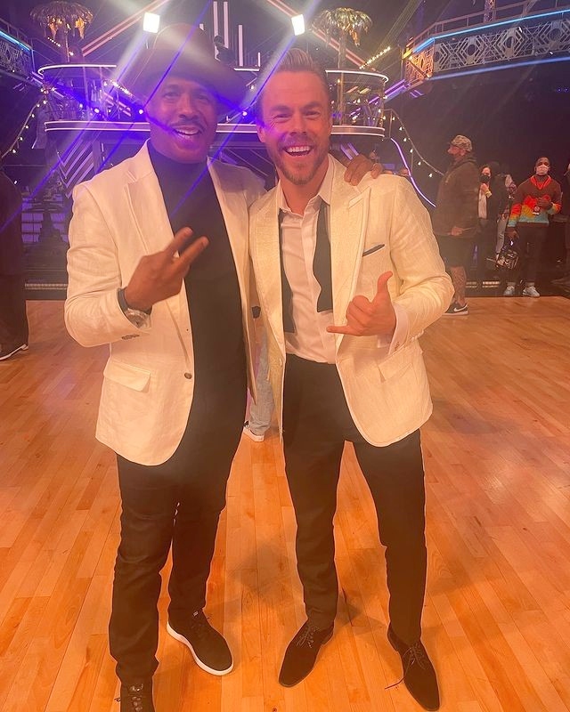 Ray Chew and Derek Hough from Ray's Instagram page