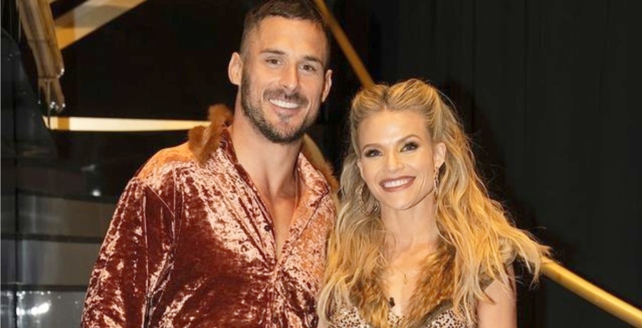 Danny Amendola and Witney Carson from Dancing With The Stars on Instagram