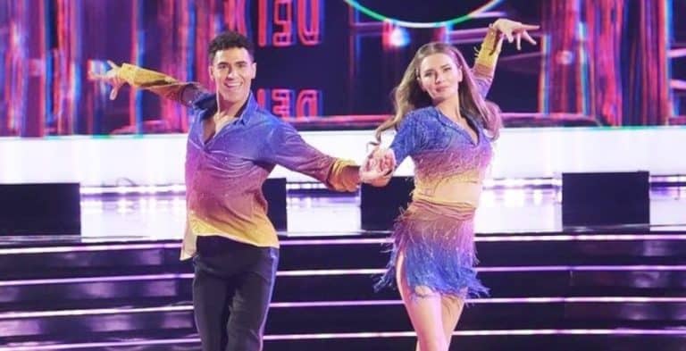 Ezra Sosa and Anna Delvey from Dancing With The Stars on Instagram