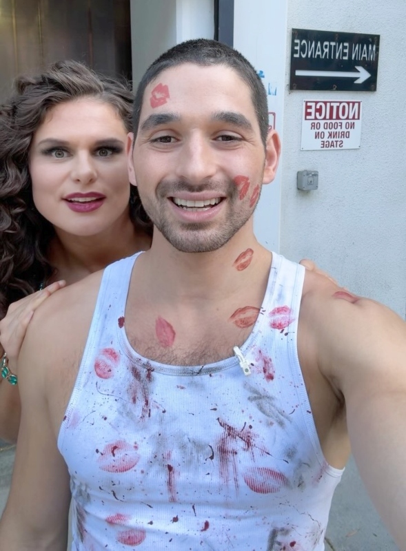 Ilona Maher and Alan Bersten from Dancing With The Stars on Instagram