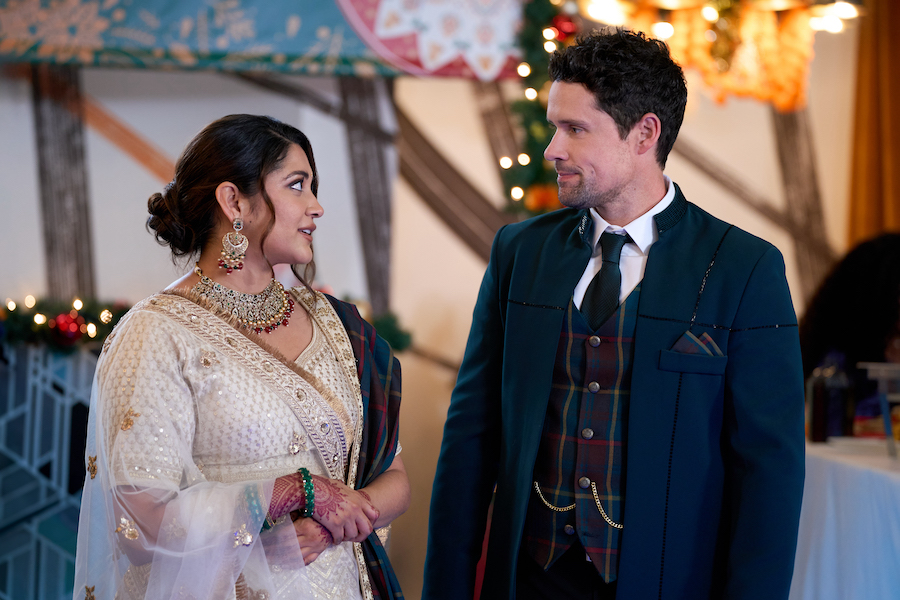 Photo: Anuja Joshi, Benjamin Hollingsworth Credit: ©2024 Hallmark Media/Photographer: Syd Wong