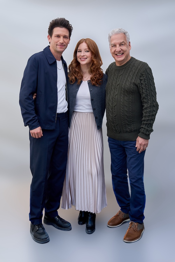 PHoto: Daren Kagasoff, Stacey Farber, Marc Summers Credit: ©2024 Hallmark Media/Photographer: Steven Ackerman