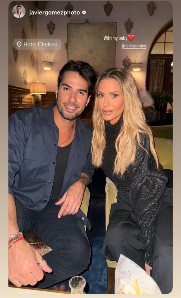 Javier Gomez, Dorit Kemsley-Instagram