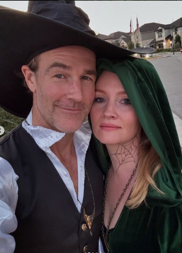 James Van Der Beek and wife Kimberly via Instagram