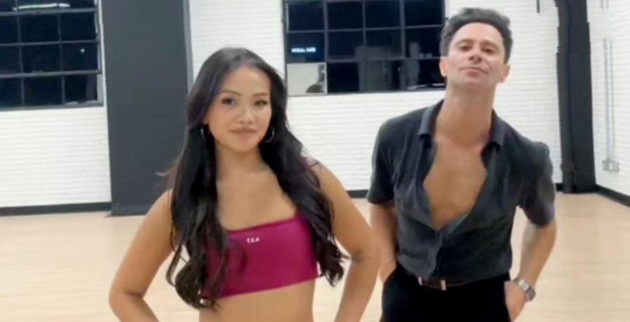 Jenn Tran and Sasha Farber/Credit: Instagram