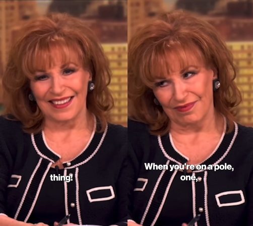 Joy Behar found Whoopi's story funny and slightly embarrassing. - The View