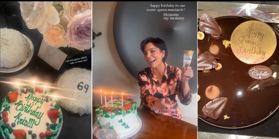 Kris Jenner's 69th Birthday was filled will cake and fun. - YouTube/Instagram