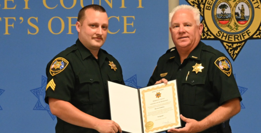 Sgt. Devon Lindsay & Sheriff Duane Lewis - Facebook