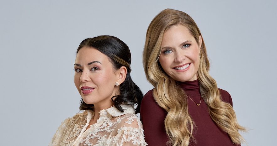 Photo: Janel Parrish, Maggie Lawson Credit: ©2024 Hallmark Media/Photographer: Geoff Neufeldt