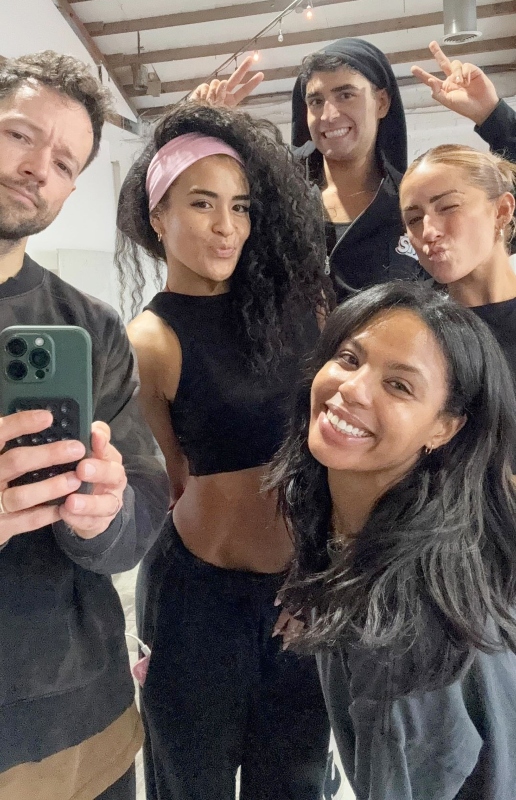 Pasha Pashkov, Stephani Sosa, Ezra Sosa, Britt Stewart, and Kailyn Rogers from Instagram