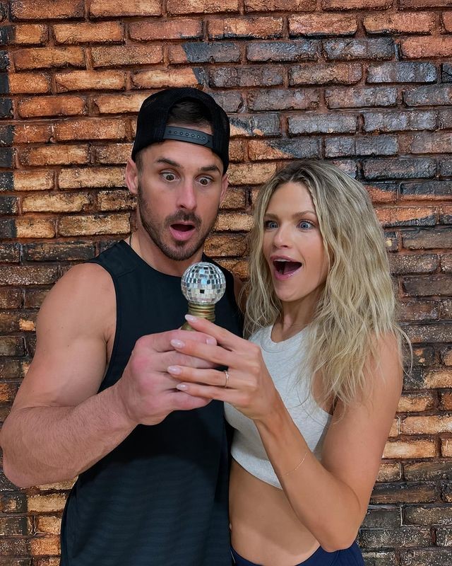 Danny Amendola and Witney Carson from DWTS on Instagram