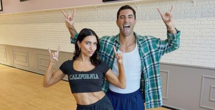 Jenna Johnson and Joey Graziadei from DWTS on Instagram