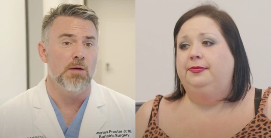 Dr. Procter and Meghan Crumpler from 1000-Lb Best Friends, TLC, sourced from YouTube