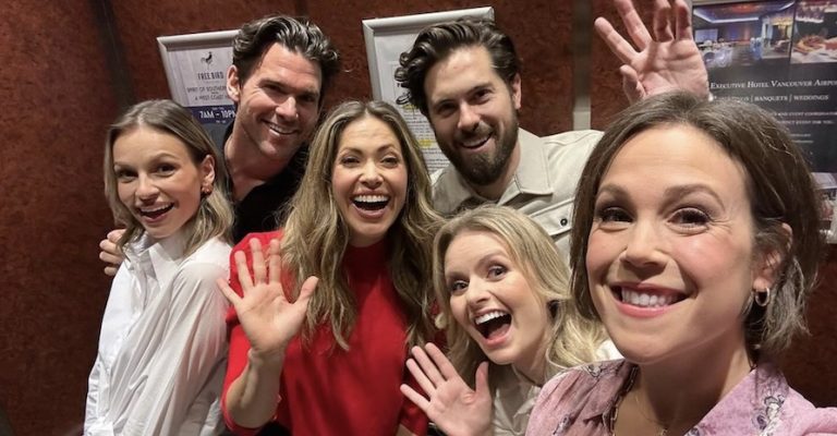 WCTH stars Kevin McGarry, Kayla Wallace, Andrea Brooks, Chris McNally, Pascale Hutton, Erin Krakow - Instagram