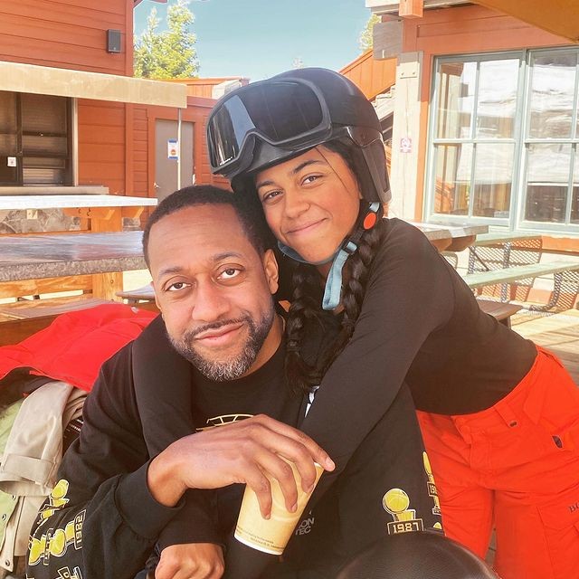 Jaleel White and his daughter on Instagram