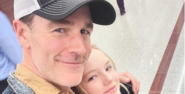 James Van Der Beek and his daughter on Instagram