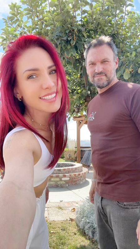 Sharna Burgess and Brian Austin Green from Instagram