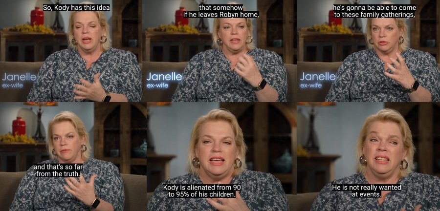 Janelle sets the record straight. - Sister Wives