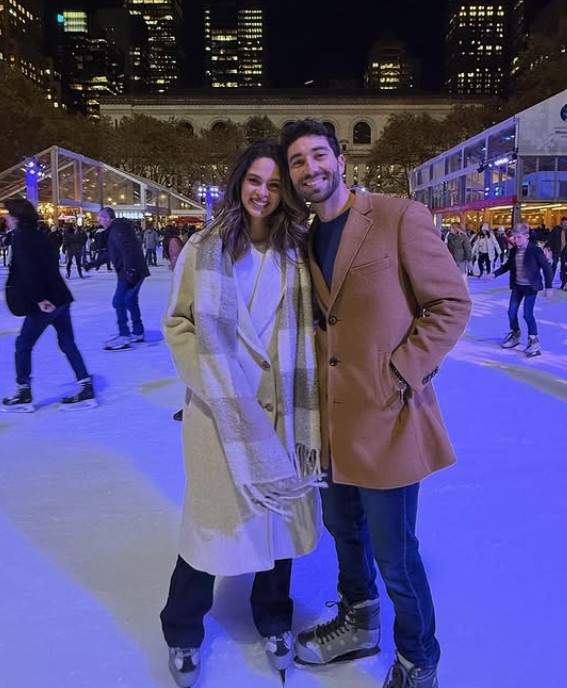 Joey Graziadei and Kelsey Anderson Ice Skating