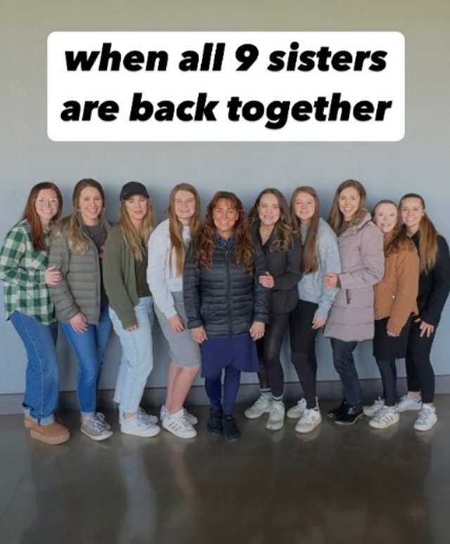 Michelle Duggar & Daughters From Counting On, TLC, Sourced From @joy4site Instagram