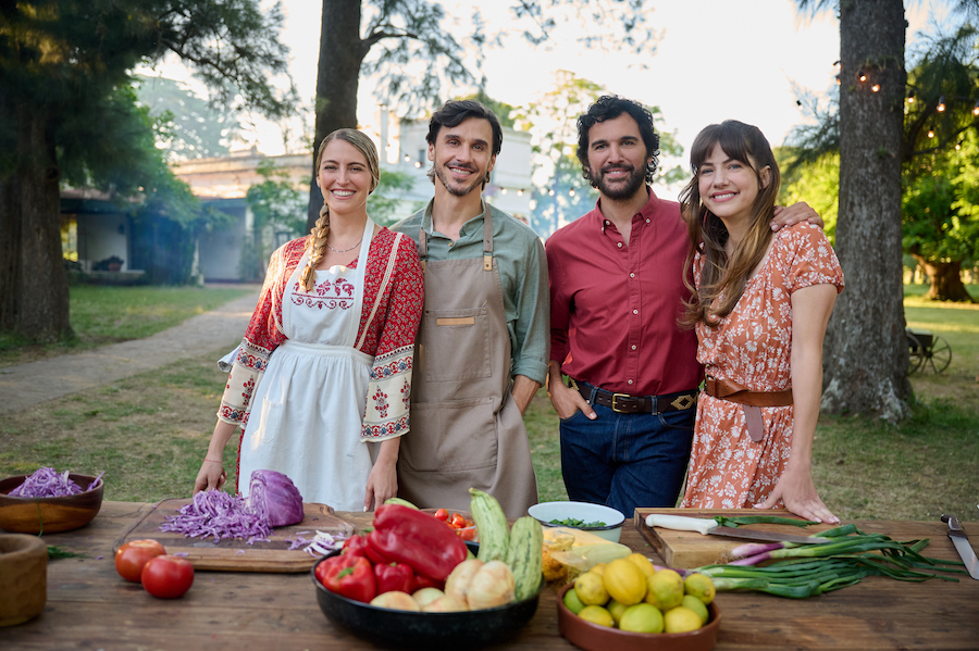 Photo: Valentina Frione, Eliseo Barrionuevo, Juan Pablo Di Pace, Julie GonzaloCredit: ©2024 Hallmark Media/Photographer: Federico Romero