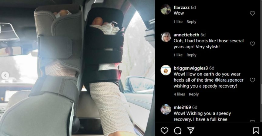 Now, She is spending the rest of 2024 recovering from a double foot surgery. - Instagram